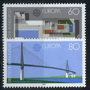 ФРГ, 1987, Европа, Мост, 2 марки