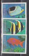 Микронезия 1995, Рыбы 2й выпуск, 3 марки