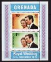 Гренада, 1973, Королевская свадьба, блок