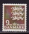 Дания, 1977, Малый государственный герб, 1 марка