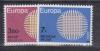 Бельгия  1970, Европа СЕРТ,  2 марки