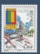 Монако 2000, Межд. Филвыставка WORLD STAMP EXPO 2000, 1 марка