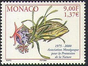 Монако 2000, Охрана Природы, Рыба, 1 марка