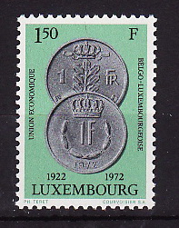 Люксембург, 1972, Старинные монеты, 1 марка