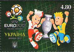 Украина _, 2012, Чемпионат Европы по футболу, Евро, Талисманы, 1 марка