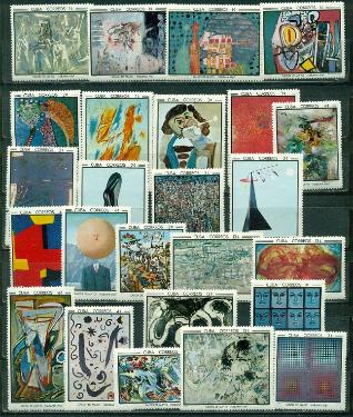 Куба, 1967, Живопись, 25 марок, 160 Евро!