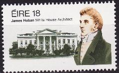 Ирландия, 1981, Архитектура, Джеймс Хобан, Белый дом, 1 марка