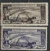 СССР, 1946, № 1101-1102,  Днепрогэс, серия 2 марки...