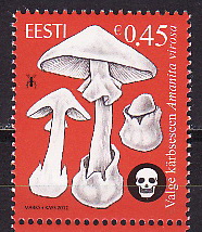Эстония, 2012, Грибы, 1 марка