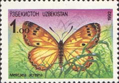 Узбекистан, 1992, Бабочки, 1 марка