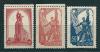 СССР, 1938, № 580-82, Выставка в Париже, серия из 3-х марок