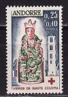Андорра (Фр), 1964, Красный Крест, Мадонна, 1 марка