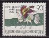 Лихтенштейн, 1990, 500 лет почтовой связи,1 марка