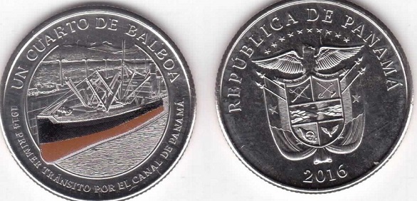 Панама ¼ Бальбоа. Монеты панамы 100 лет каналу. Панамский канал монеты. 1 Бальбоа Панама.