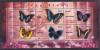 Конго, Бабочки, 2013, чистый ** малый лист  6 марок