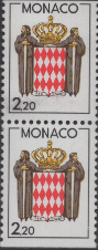 Монако 1987, Стандарт Герб страны, Пара из Буклета