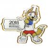 Россия, Футбол, ЧМ 2018, Забивака с табличкой, смола, значок 4 cm Россия, Футбол, ЧМ 2018, Забивака с табличкой, смола, значок 4 cm