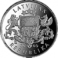 Латвия,  2009,  Кольцо,  1 лат-миниатюра