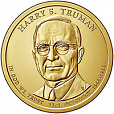 США, 1$ 33-й Президент США Гарри Трумэн, 2015-миниатюра