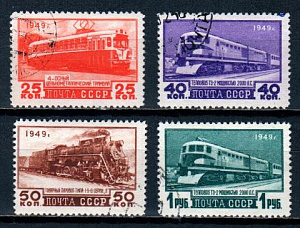 СССР, 1949, №1469-72, Транспорт, серия из 4-х марок, (.)...