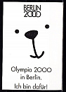 Германия, 1993, Олимпиада 2000. Берлин претендент. Почтовая карточка..-миниатюра