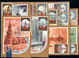 СССР, 1980, Туризм, Олимпиада - 80, 10 картмаксимумов