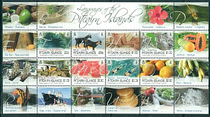 Питкерн, 2016, Алфавит, малый лист