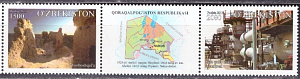 Узбекистан, 2012, Каракалпакия, 2 марки+купон
