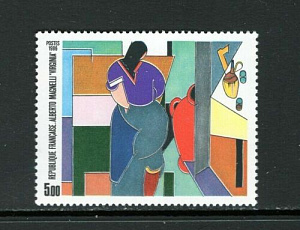 Франция, 1986, Живопись, Альберто Магнелли, 1 марка