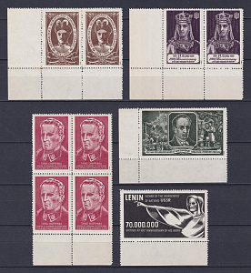 1950ые г. Непочтовые антисоветские, украинская эммиграция, 10- марок