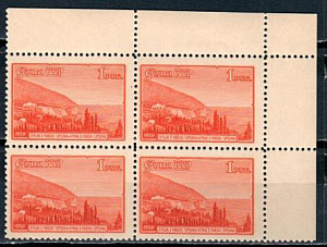 СССР, 1959, №2389, Пейзажи, Крым, квартблок с угловым полем_MNH