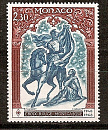 Монако, Красный Крест, 1968, 1 марка-миниатюра