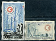 ТААФ, Атмосферный Зонд, Пингвины, 1963, 2 марки-миниатюра