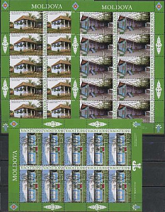 Молдова, 2009, Архитектура, 3 малых листа