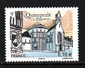 Франция, 2016, Архитектура, Совместный выпуск с Португалией, 1 марка Франция, 2016, Архитектура, Совместный выпуск с Португалией, 1 марка