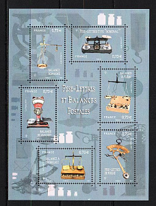 Франция, 2017, Почтовые весы, Метрология, блок